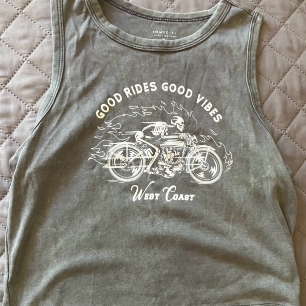 Home Girl Society Graphic Tank Top M